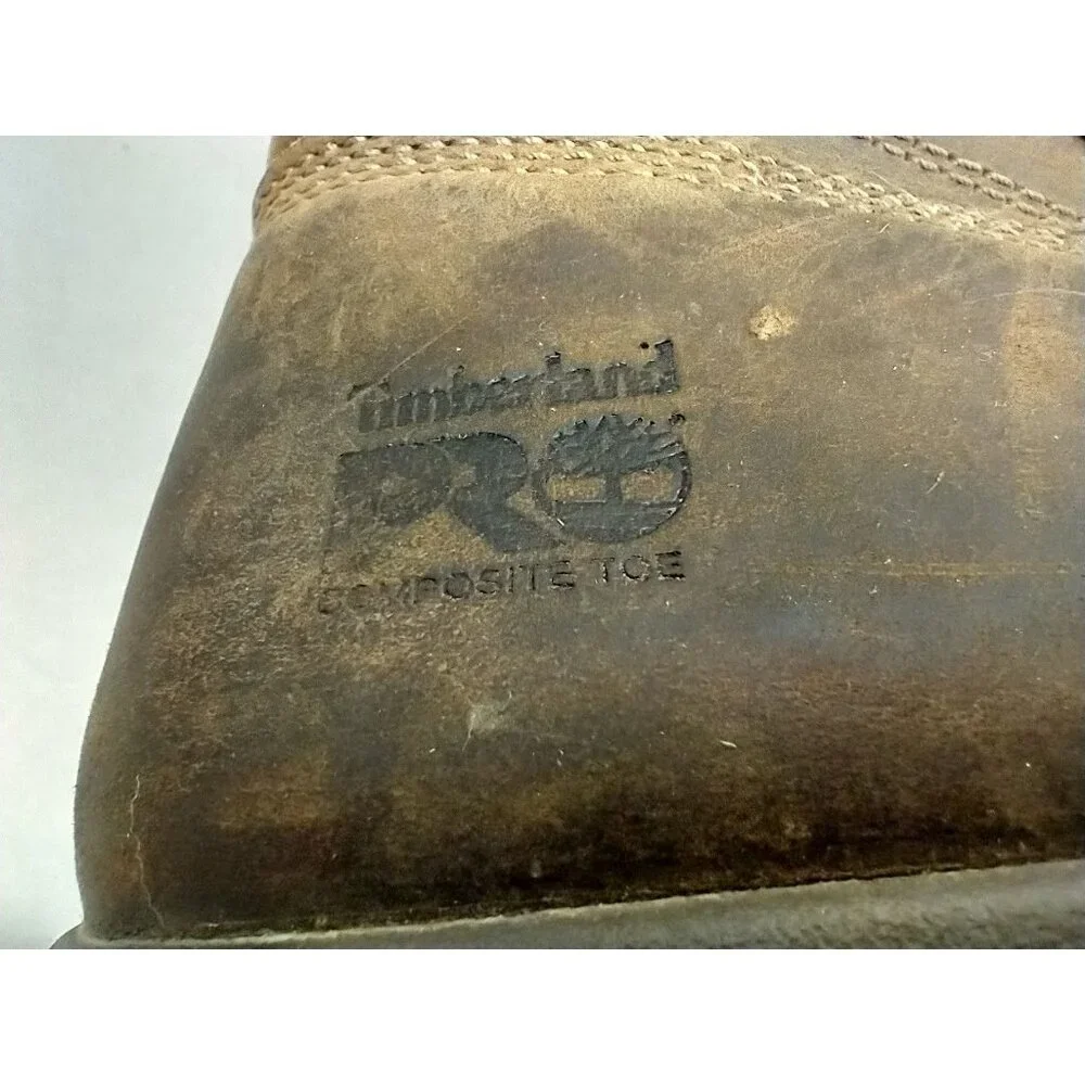 Timberland Pro Mens‎ Helix HD 6” Comp Toe Waterproof Boot Brown Size 14W